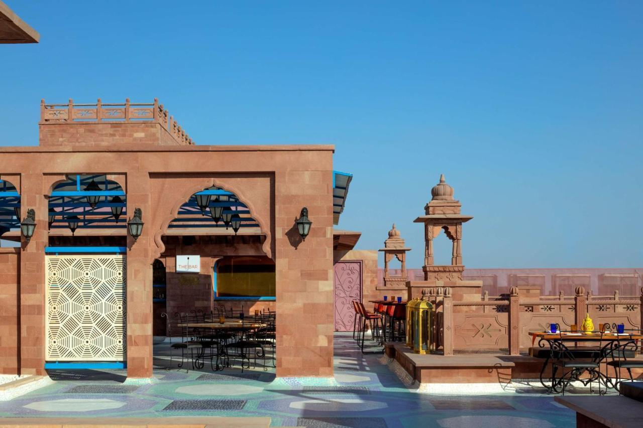 Готель Radisson Jodhpur Джодхпур Екстер'єр фото Rooftop bar at the Taj Rambagh Palace